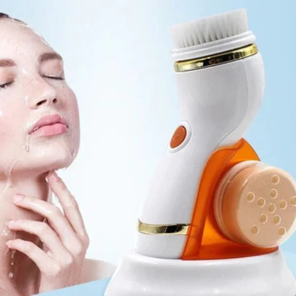 Electric Ultrasonic Blackhead Remover & Facial Cleansing Brush