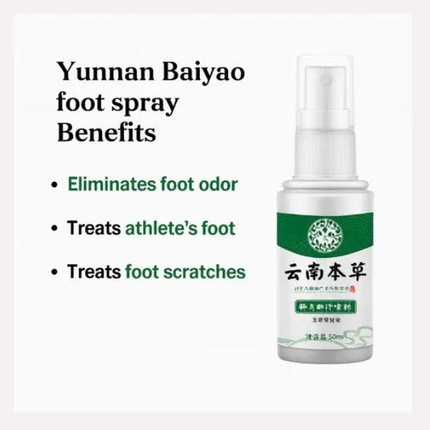 Yunnan Herbal Foot Odor Control Spray (50ml)