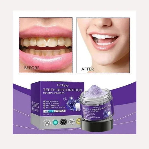 Oralhoo Teeth Restoration Mineral Powder